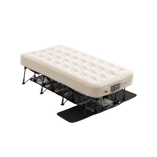 VEVOR Luftmatratze mit Rahmen 1885x1050x580 mm, aufblasbares 1-Personen-Campingbett mit eingebauter Pumpe, tragbare Luftbetten tragen 136 kg, überall aufblasbares Bett für Gäste beim Camping, Reisen