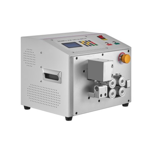 VEVOR Automatischer Schrumpfschlauchschneider, Rohrschneidemaschine mit LCD-Display, 1–20 mm Schnittdurchmesser, 0,1–99999,9 mm Schnittlänge, für PVC-PE-Rohre, Silikonrohre, weiche Wasserrohre