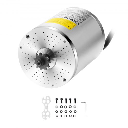 

VEVOR 3000 W Elektrischer Bürstenloser Gleichstrommotor, Bürstenloser Elektromotor, 60 V 4800 U/min Go-Kart-Elektromotor, elektrischer Dirtbike-Motor für E-Bike, Motorrad, Roller, Heimwerker
