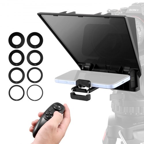 

VEVOR 22,35 cm Teleprompter-Fernbedienung für Webcam-Smartphone-Live-Streaming