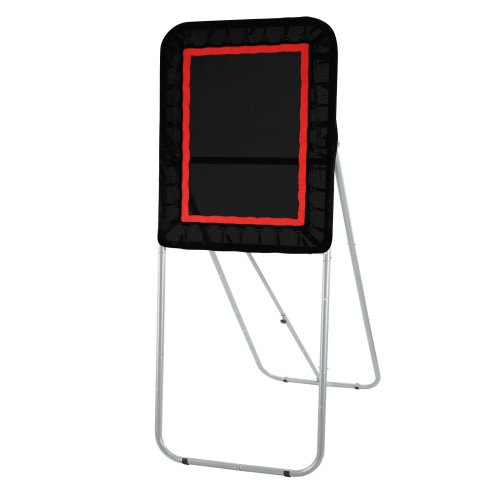 

VEVOR zusammenklappbarer Lacrosse-Rebounder für den Hinterhof, 90 x 120 cm großes Volleyball-Rücksprungnetz, Pitchback-Throwback-Baseball-Softball-Return-Trainingsschirm, verstellbarer Winkel, Schießü