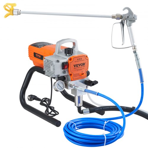 

VEVOR Hochdruck Farbspritzgerät Spritzpistole Sprayer Maschine 1800W 1,8L/min