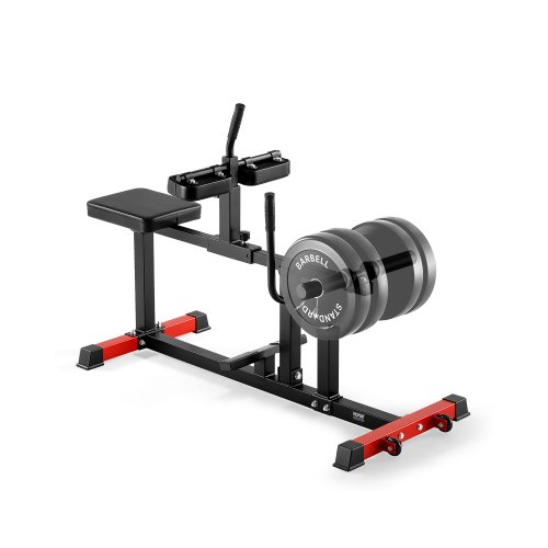 

VEVOR sitzende Wadenmaschine Wedentrainer mit 200 kg Tragkraft für Beinübungen, Kraft-Beintrainer Spezialmaschine für den Unterkörper, passend für Gewichtsscheiben (25,4 / 50,8 mm)