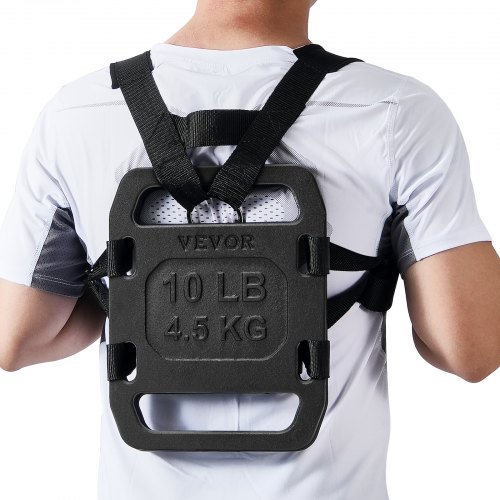 

VEVOR Ruck-Gewichte Gusseisen 2 x 4,5 kg Ruck-Platten, gewichtete Gewichte für Rucking, verstellbare Ruck-Platten mit Riemen, für Schwingen Kniebeugen Krafttraining Gewichtheben, Fitness-Workout