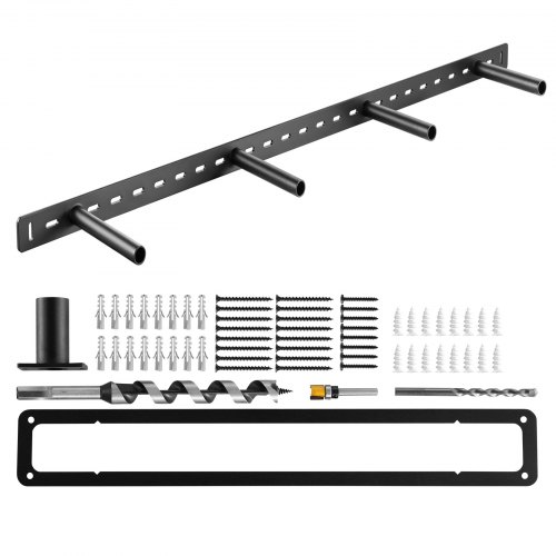 

VEVOR Regalhalterung, 1 Stk., Tragkraft 104 kg, Schwerlast Regalhalter 1092,2x157,4x38,1 mm, Regalträger für versteckte Regale, unsichtbare Halterung für schwebende Regale zur Wandmontage