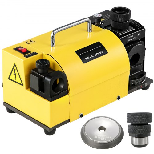 VEVOR Bohrerschleifmaschine Schärfmaschine Schleifer MR-13B Sharpen Maschine ф3-ф13(15)mm mit verstellbaren Punktwinkel