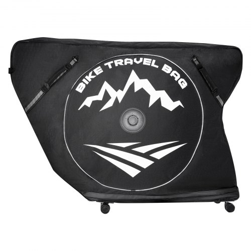 VEVOR Fahrrad Transporttasche, Triathlon-Fahrradtasche mit TSA-Schloss & Doppelreißverschluss, bis max. 106 cm Radstand, für Reisen, Outdoor-Aktivitäten, Zug-, Flugzeug- & U-Bahn-Transport