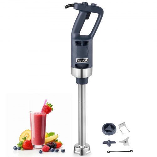 VEVOR Kommerzieller Stabmixer, 500 W Hochleistungs-Handmixer, 16 Zoll stufenloser Mixer mit variabler Geschwindigkeit und Edelstahlklinge, tragbarer Mehrzweckmixer für Suppen, Saucen, Kartoffelpüree, Sahne