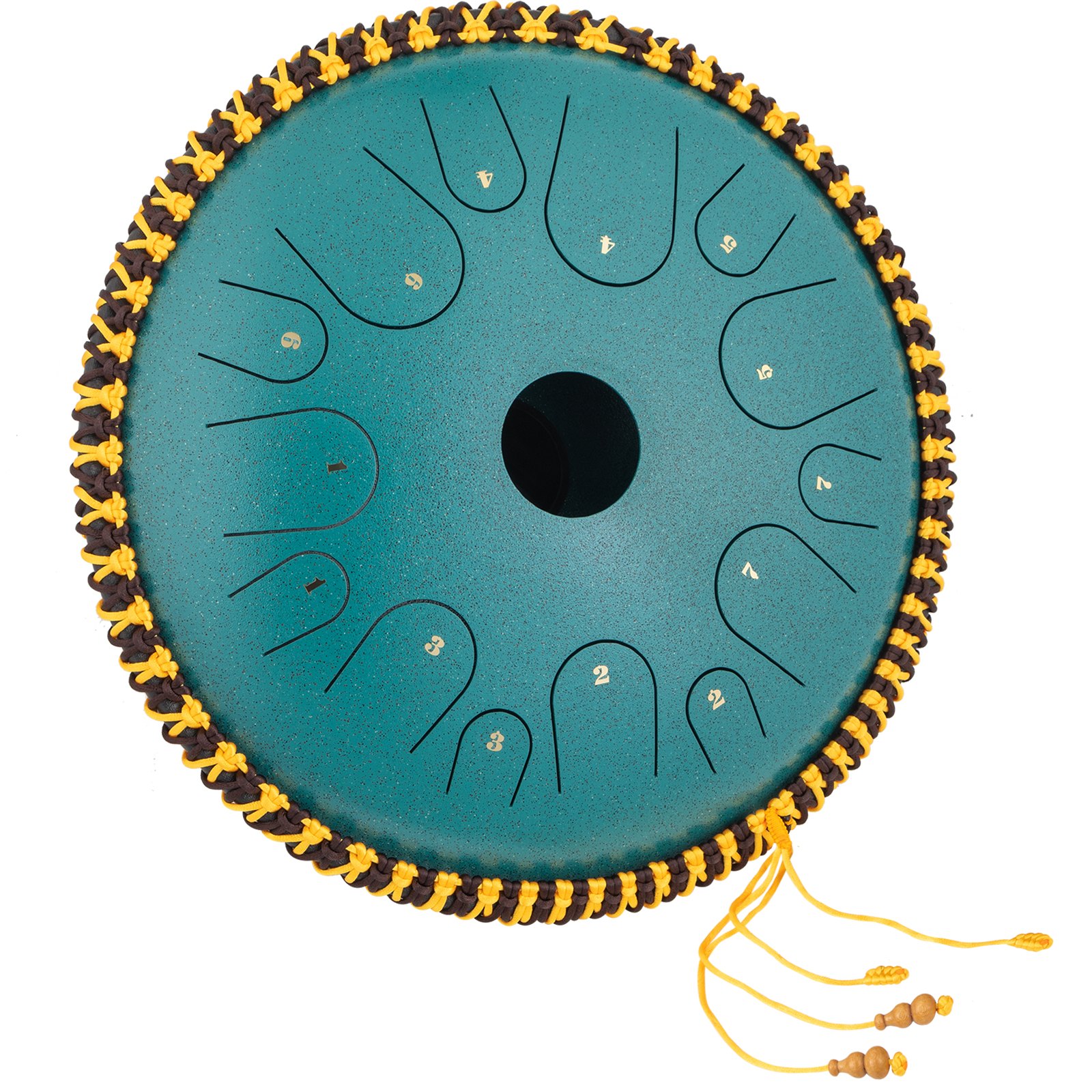 VEVOR Zungentrommel aus Stahl, Hang Drum Instrument 14 Töne, Hang Drum