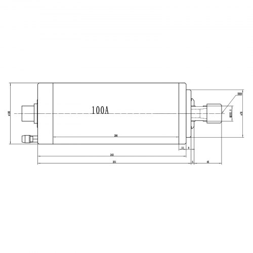 Vevor Spindelmotor Wasserk Hlung Wassergek Hlten Spindelmotor Kw Spindel Motor U Min