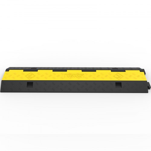 Kabelschutzmatte 2-Kanal, 94 X 25 X 5 Cm – Gummiert, überfahrbar, Für Kabel Im Innen- & Außenbereich, Ideal Für Parkplätze, Lager Oder Events