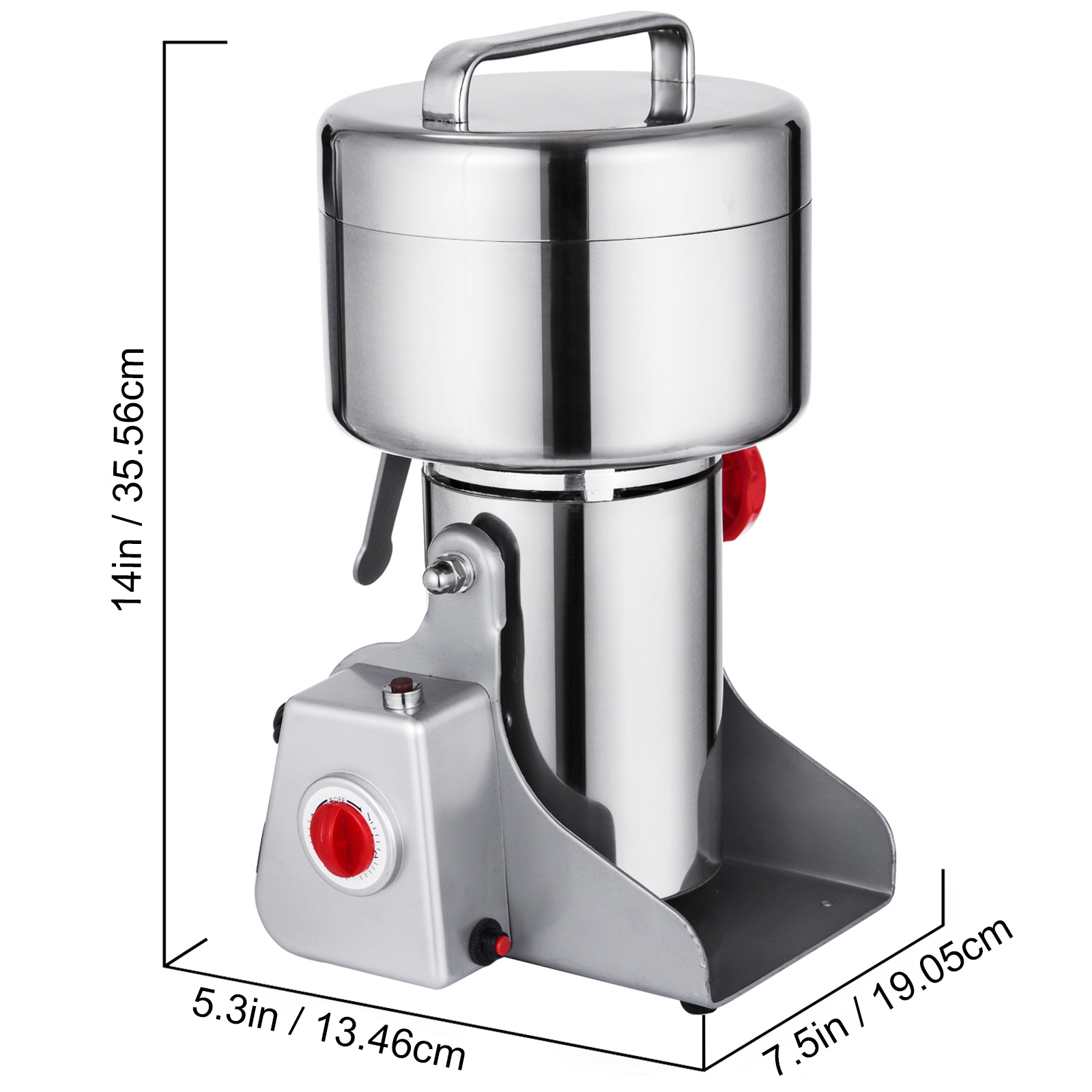 500g Getreidemühle Kräutermühle Elektro Mühle Kräuter Herbst Grinde