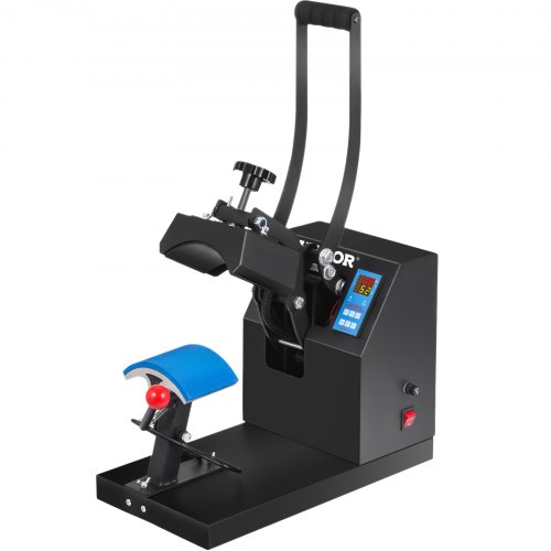 VEVOR CP2815 S Cap Hitzepresse 14x8cm Kappenpresse Mutzenpresse Cap Heat Press Machine HeiBpresse Transferpress mit Digitaler LED Temperatur und