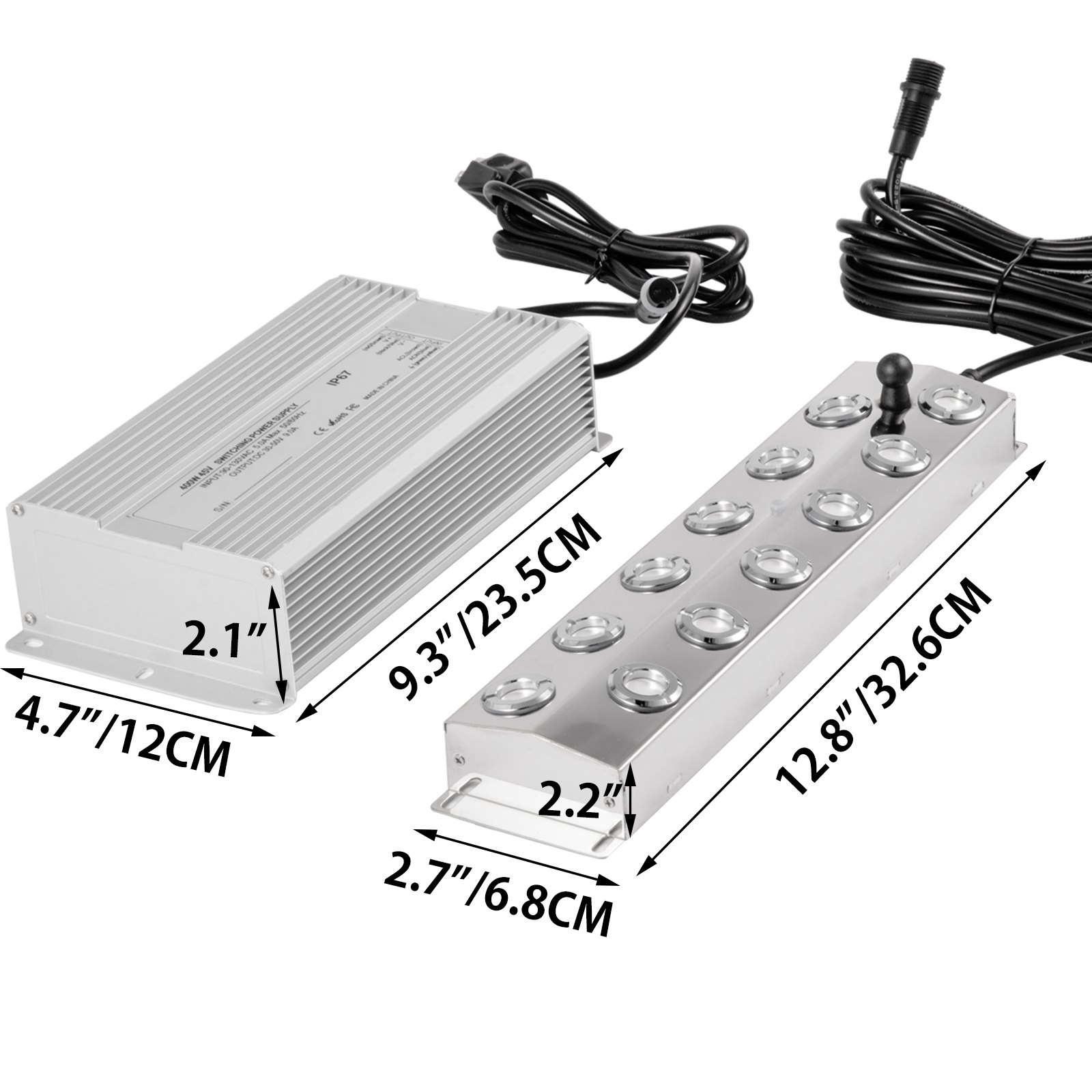 Vevor Ultraschall Nebelbefeuchter Teich Nebelmaschine 12 Kopf
