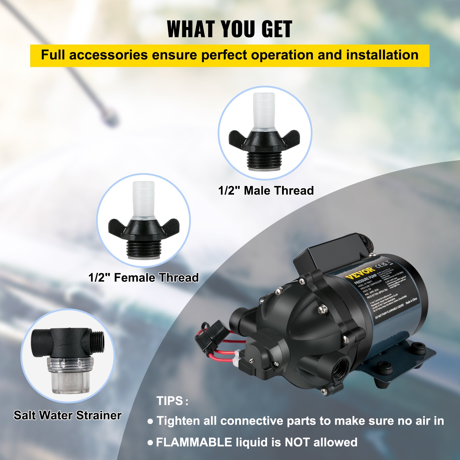 Shurflo Trail-King 12V Wasserpumpe – 7 L/min, 20 Psi, Leise & Trockenlaufsicher – Für Boot & Wohnmobil Shurflo Trail-King 12V Wasserpumpe – 7 L/min, 20 Psi, Leise & Trockenlaufsicher – Für Boot & Wohnmobil