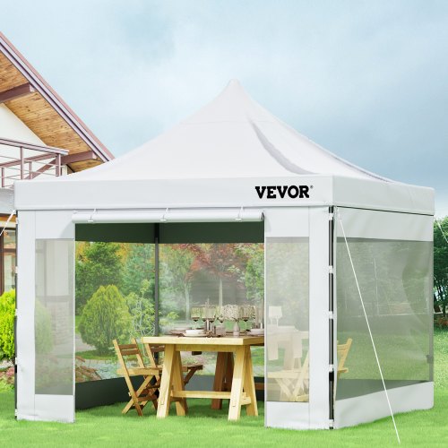 VEVOR Faltpavillon 3x3m - Mit Seitenwänden Für Garten Und Events