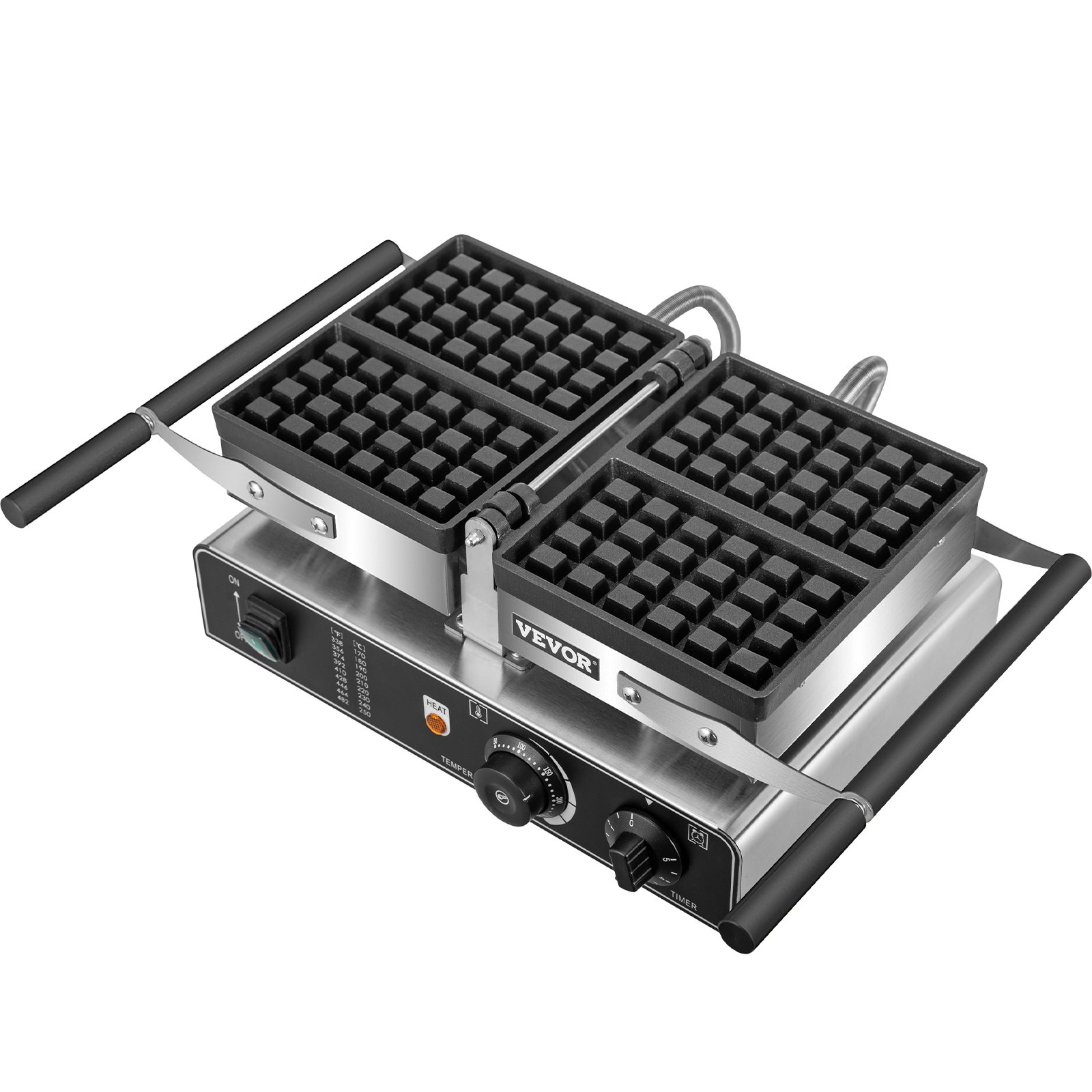 VEVOR Waffeleisen Belgische Waffel 1600 W Kontaktgrill Waffeleisen vevor-waffeleisen-belgische-waffel-1600-w-kontaktgrill-waffeleisen