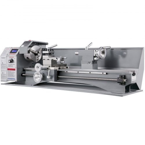 VEVOR Metalldrehmaschine 1100W – 220x750 Mm, Variable Drehzahl 50–2250 U/min, 0,01 Mm Präzision – Für Metallbearbeitung & Gewindeschneiden