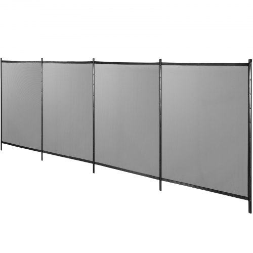 VEVOR 4x Poolzaun 121,9x365,7cm Poolschutzzaun 1000DPVCGittergewebe