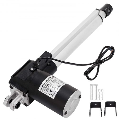 24V Linearaktuator 750N 150mm Hub – IP54, Leise (<42 DB), Inkl. Haltern & Stiften – Für Elektrische Betten, Sofas, Hebesysteme & Mehr
