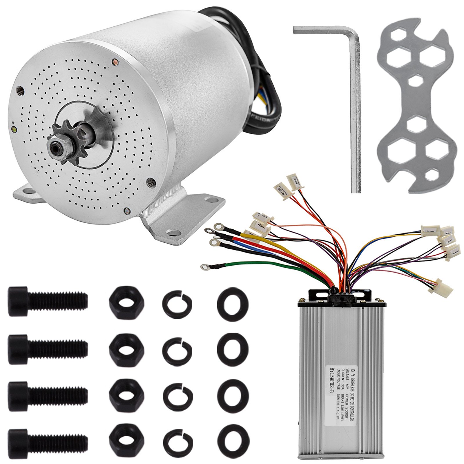 48v Bürstenloser Motor Gleichstrommotor 1800w Bürstenloser Elektromotor
