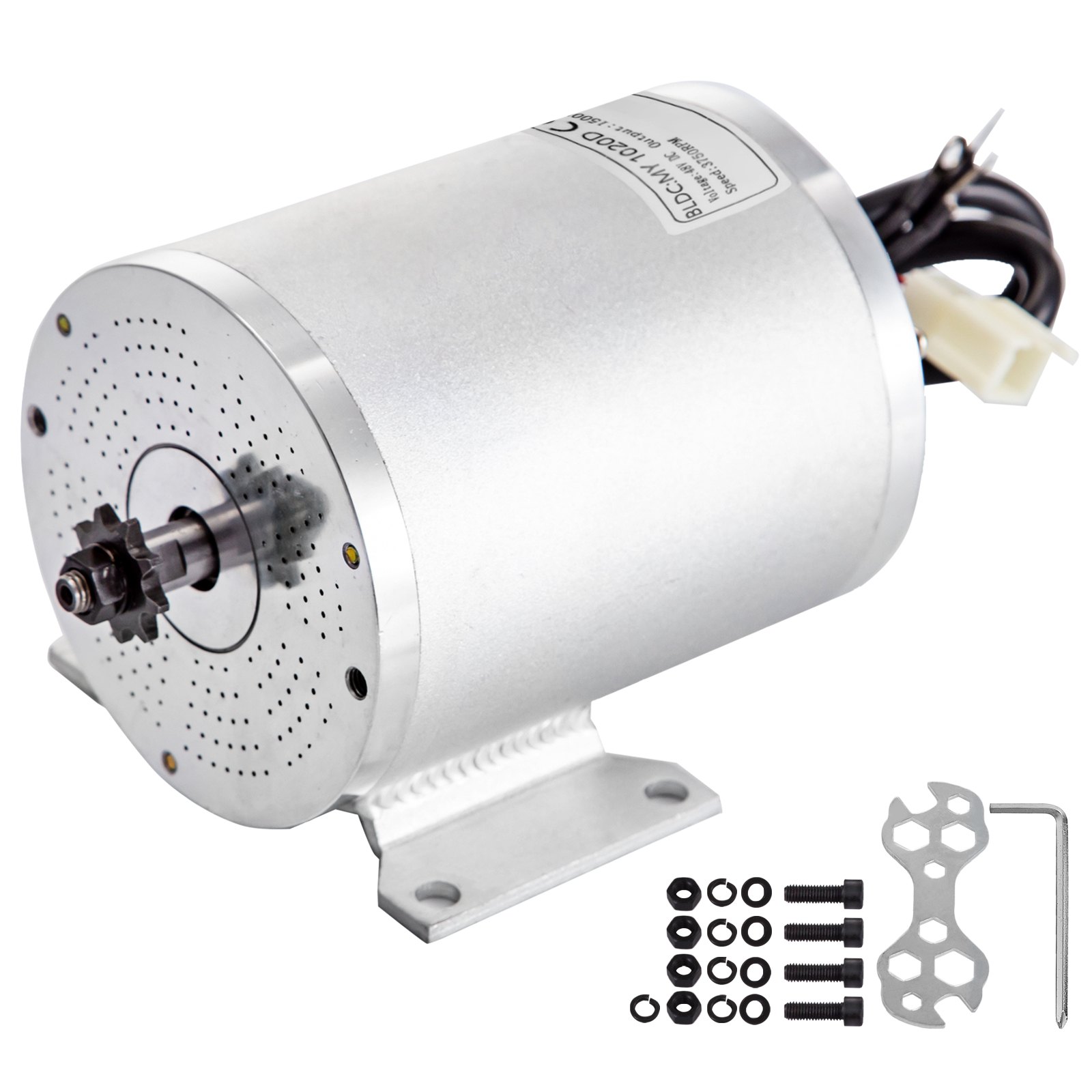 48V Elektrischer bürstenloser Gleichstrommotor 1800W bürstenloser