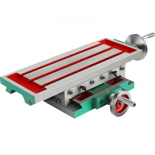 

VEVOR Cruz Fresadora Compuesto 2 Ejes 4 Formas, Mesa de Trabajo Multifuncional 450x170 mm 30 kg, Mesa de Fresado Deslizante para Todos los Soportes de Perforación Fresadora de Banco