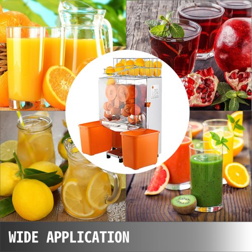 VEVOR VEVOR Exprimidor de Naranjas 120W 20 a 22 Naranjas Máquina automática  Comercial | VEVOR ES