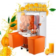 VEVOR Exprimidor de Naranjas 120W 20 a 22 Naranjas Máquina automática Comercial