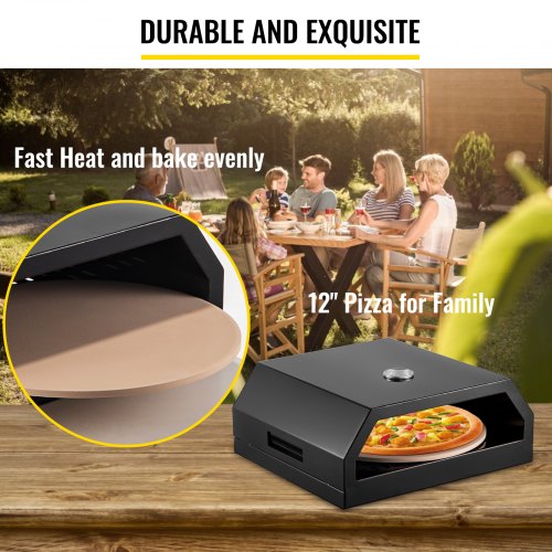 VEVOR Vevor Horno De Pizza Con Piedra De Cordierita Para Barbacoa Carbón  Gas Plancha | VEVOR ES
