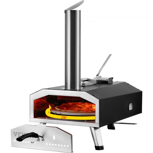 

VEVOR Horno de Pizza Portátil Pellets/Gas Plegable a Acampar 360 x 680 x 850 mm