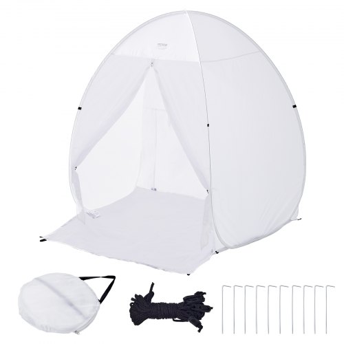 

VEVOR Carpa de Pintura Portátil 152x152x178 cm Cabina de Pintura en Aerosol Emergente Portátil con Piso Incorporado Ventana de Escape Tienda de Pintura para Muebles Bricolaje de Estación de Pintura