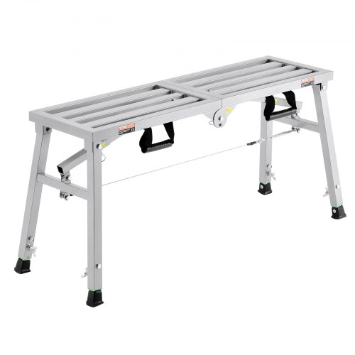 

VEVOR Plataforma de Trabajo Portátil Carga de 180 kg 1040 x 375 x 500 mm Plata