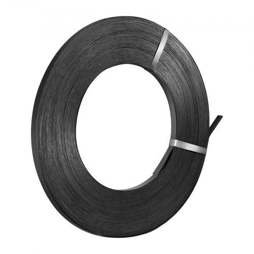

VEVOR Fleje de Acero para Embalaje, 19 mm x 55 mm x 500 m, Rollo de Fleje Metálico, Resistencia a la Rotura de 770 kg, Resistente a la Luz Solar, al Agua y a la Corrosión, para Embalaje de Palés