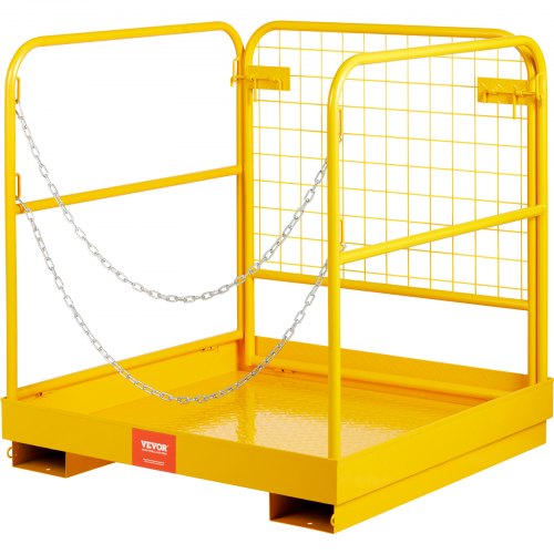 

VEVOR Jaula de Seguridad Montacargas 91,4x91,4 cm Plataforma de Trabajo 1200 LBS