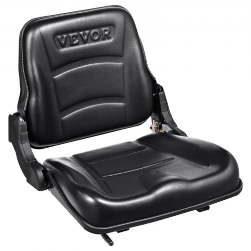 

VEVOR Asiento Universal para Carretilla Elevadora Asiento Plegable para Tractor con Respaldo de Ángulo Ajustable Microinterruptor Ranura Extendida Asiento Cómodo 160-340 mm para Excavadora y Cargadora