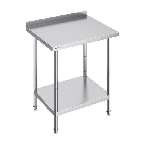 

VEVOR Mesa de Trabajo de Acero Inoxidable 76,2 x 61 cm para Cocina Restaurante