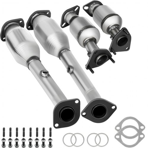 

VEVOR Colector de escape 05-11 Nissan Frontier Juego de pernos del colector de escape 4,0L Convertidor catalítico de alto flujo de calidad OEM para Nissan Frontier/Xterra/Pathfinder 2005-2011