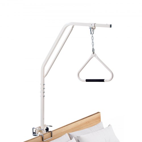 

VEVOR Barra de Trapecio para Movilidad en la Cama, con Abrazaderas y Cadena de Metal, Carga 113 kg, Ideal para Atención Domiciliaria, Hospitales y Residencias de Ancianos, 840 x 210 x 1550 mm