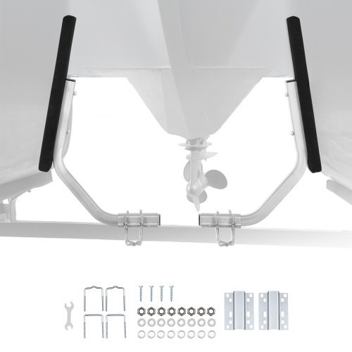 

VEVOR Guía para Remolque de Barco Ancho Ajustable de 30 mm, 2 Guías de Acero Robusto de Alta Resistencia con Almohadillas de Soporte, Compatibles con Remolques Tipo Pontón con Vigas en L para Botes