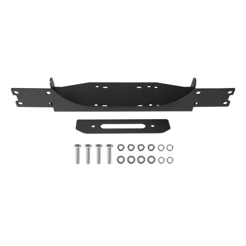 

VEVOR Soporte de Cabrestante, Soporte de Enganche de Remolque para Modelos Jeep Wrangler JL/JLU y Gladiator JT Seleccionados (2018-2023), Diseño de 2 Orificios Capacidad de 5443 kg, Negro