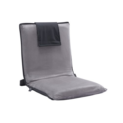 

VEVOR Silla de Suelo Ajustable de 6 Posiciones con Respaldo para Meditación, Sillón Plegable 465 x 530 x 520 mm para Leer, Ver Televisión, Sillón Portátil para Niños, Adolescentes y Adultos, Gris