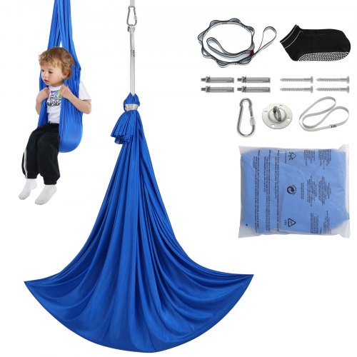 

VEVOR Hamaca aérea de yoga 2,8 x 1,6 m Kit de columpio de yoga con inversión de danza aérea Nylon 100 g/m² Capacidad de carga 250 kg Vuelo aéreo antigravedad para fitness, culturismo, pilates, gimnasi