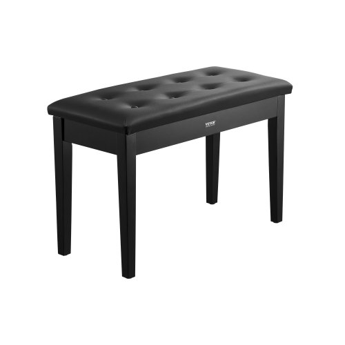 

VEVOR Banco de Piano 750 x 355 x 490 mm Silla de Piano con Cojín Acolchado de Alta Densidad Almacenamiento para Libros de Música Taburete de Madera para Piano para Tocador, Sala de Estar, Dormitorio