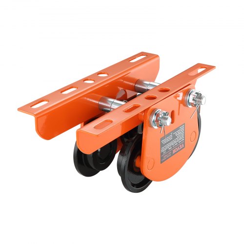 

VEVOR Carro Portapolipasto Eléctrico Carga de 1 T Carro con Viga de Empuje de Acero Aleado Ancho Ajustable 68-110 mm con Ruedas para Polipasto PA200 PA250 PA300 PA400 PA500 Viga I Recta y Curva