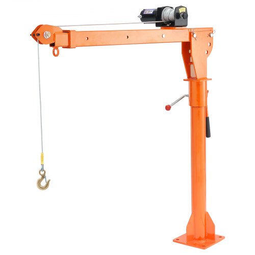 

VEVOR Grúa Eléctrica para Camión Carga de 499 kg Grúa Plegable para Plataforma de Camión con Cabrestante Eléctrico de 1588 kg Grúa Pluma de Acero para Camión con Giro de 360° para Levantar Mercancías
