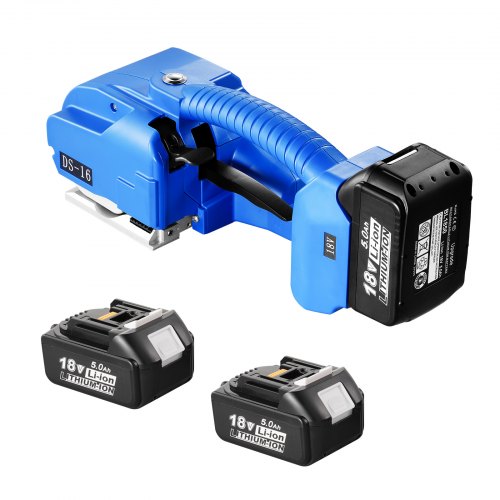 VEVOR Flejadora Eléctrica para Flejes PP PET de 0,89-1,6 cm Herramienta de Flejado Portátil