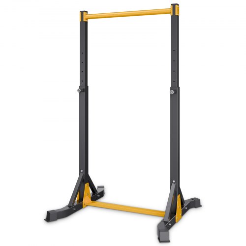 

VEVOR Estación Portátil de Dominadas y Fondos, Carga de 150 kg, Autoportante, con Estructura en H y Tubo de Acero, Altura Ajustable en 8 Posiciones, para Entrenamiento de Brazos, Espalda y Pecho