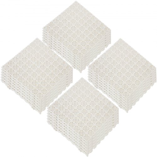 

Baldosas de Garaje para Enclavamiento 11,8x11,8x0,5 pulgadas 25 PCS Blanco