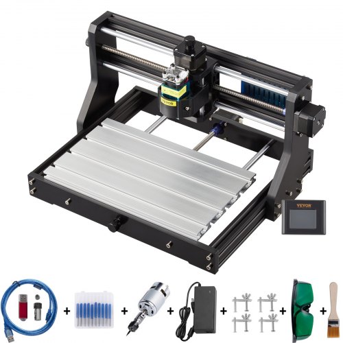 

VEVOR Cnc 3018 Pro Cnc 3018 500mw Máquina CNC Grabador Láser para Madera Cuero Plástico